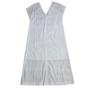 NWT Madewell Eyelet Midi Dress White Floral XS Bridal Summer